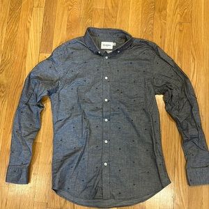 Goodfellow Long Sleeve Palm Tree Button down